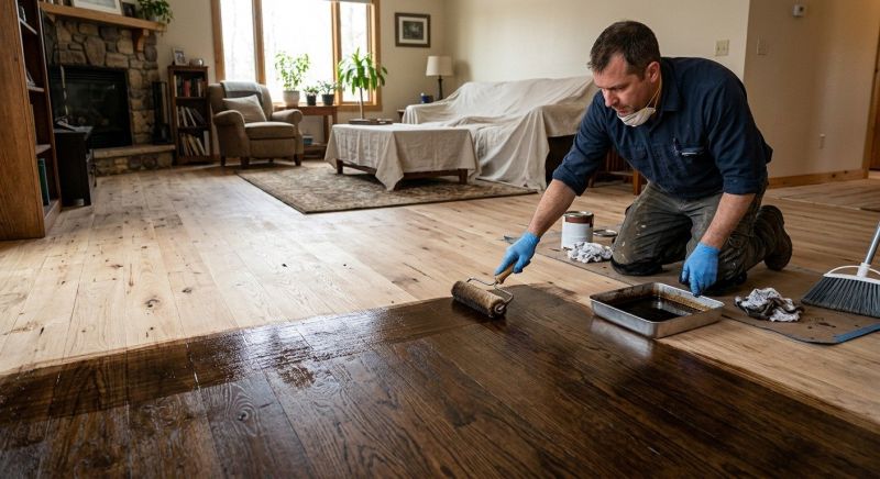 Hardwood Floor Staining in Alpharetta, GA