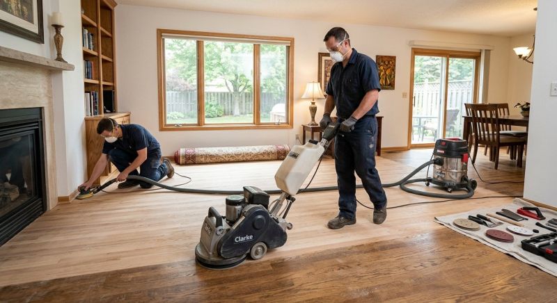 Wood Floor Refinishing Service